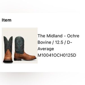 Tecovas Ochre and Green Cowboy Boots